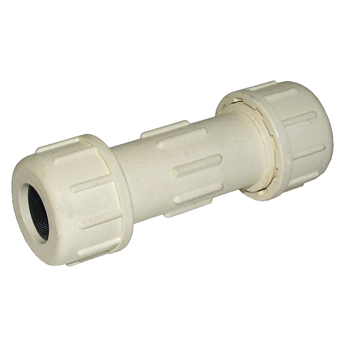 3 4 PVC COMPRESSION COUPLING