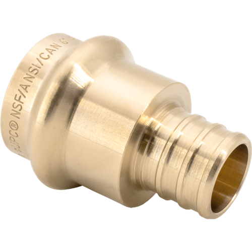 3/4"PP X PXC BRS PEX ADPT LF